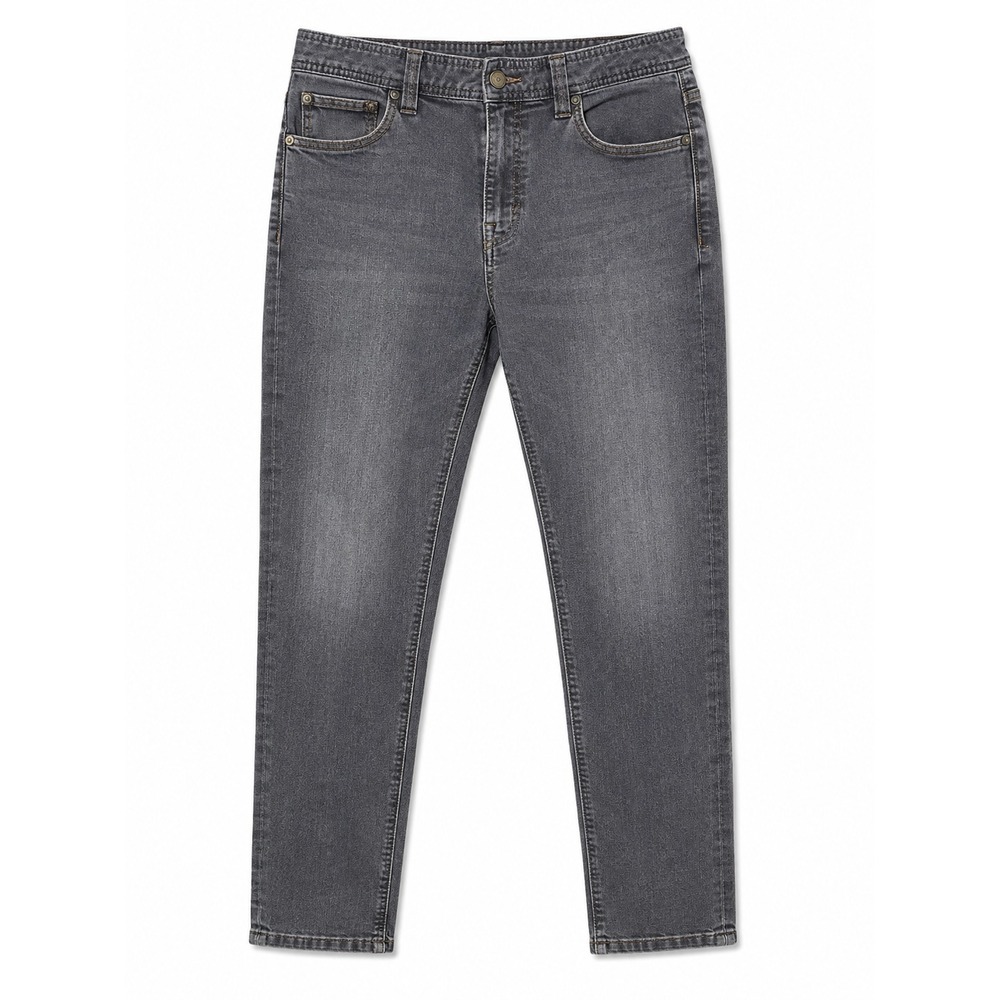 Prana Mens Slim Fit Denim Jeans Charcoal Gray 32W x 28L Stretch Casual Pants